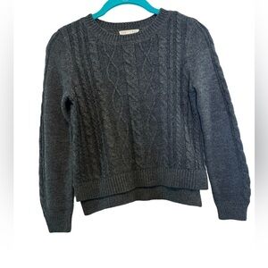Copper Key Gray Knit Sweater Girls Size Medium M